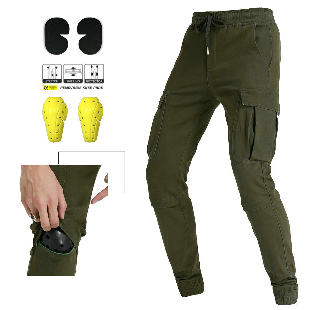 Motorcycle Gear Equipment - Motorcycle workers' leggings multi-pocket with protective