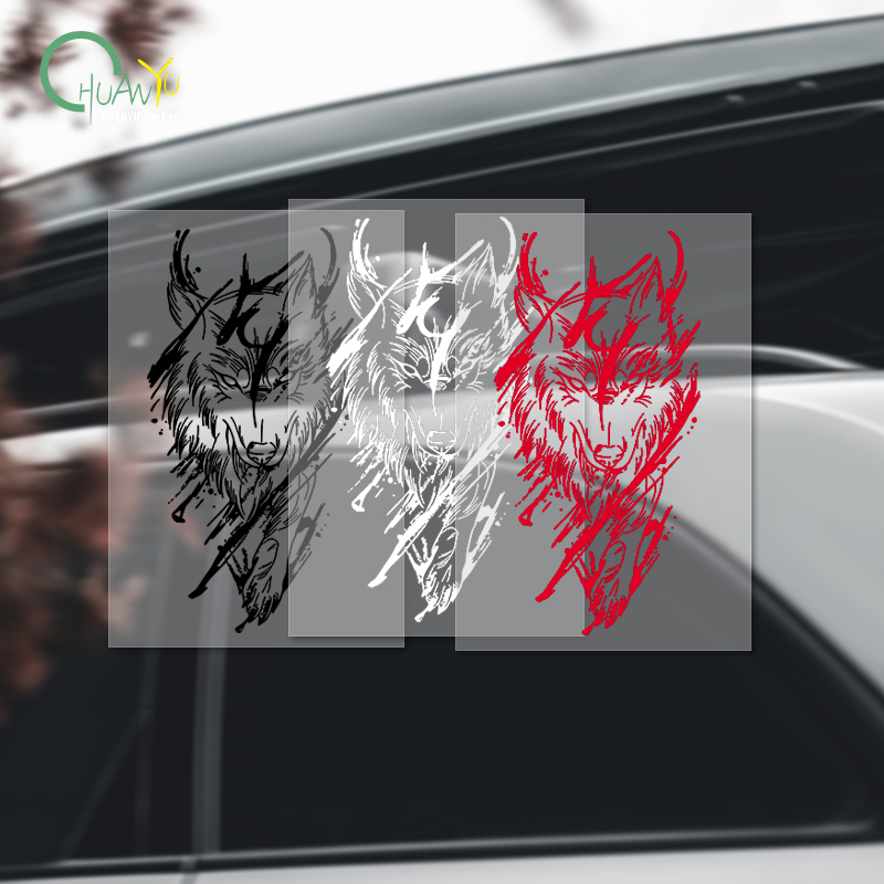 Motorcycle Gear Equipment - Dark magic wolf car decals car