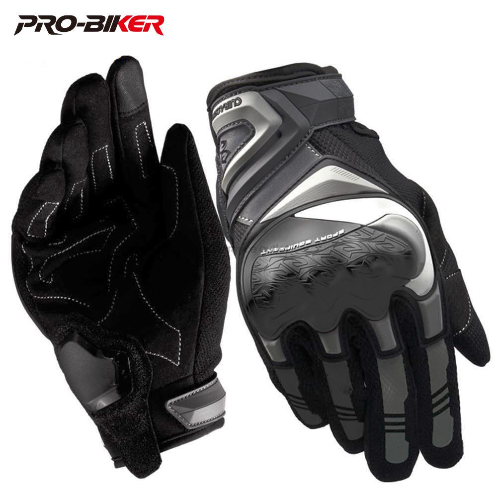 Motorcycle Gear Clearance - Summer Motorcycle Gloves Breathable Full Finger
