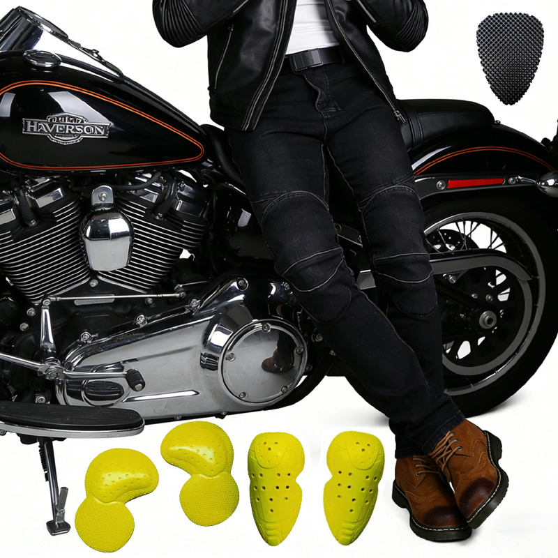 Men Black Motorcycle Dirt Bike - Motorcycle Gear Jeans recension och pris