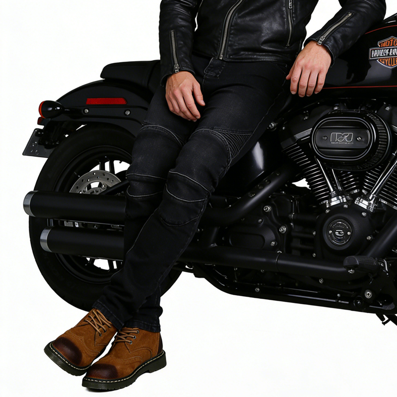 Men Black Motorcycle Dirt Bike - Motorcycle Gear Jeans recension och pris