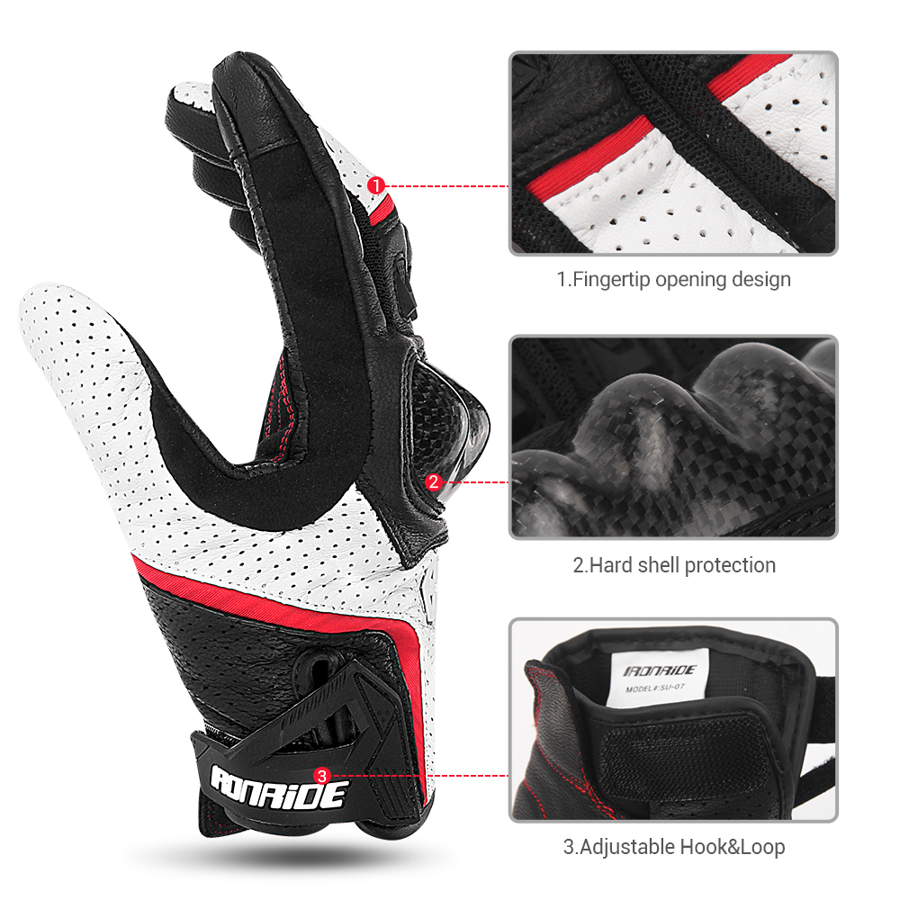 Motorcycle Gloves Leather Moto - Motorcycle Gear Clearance recension och pris