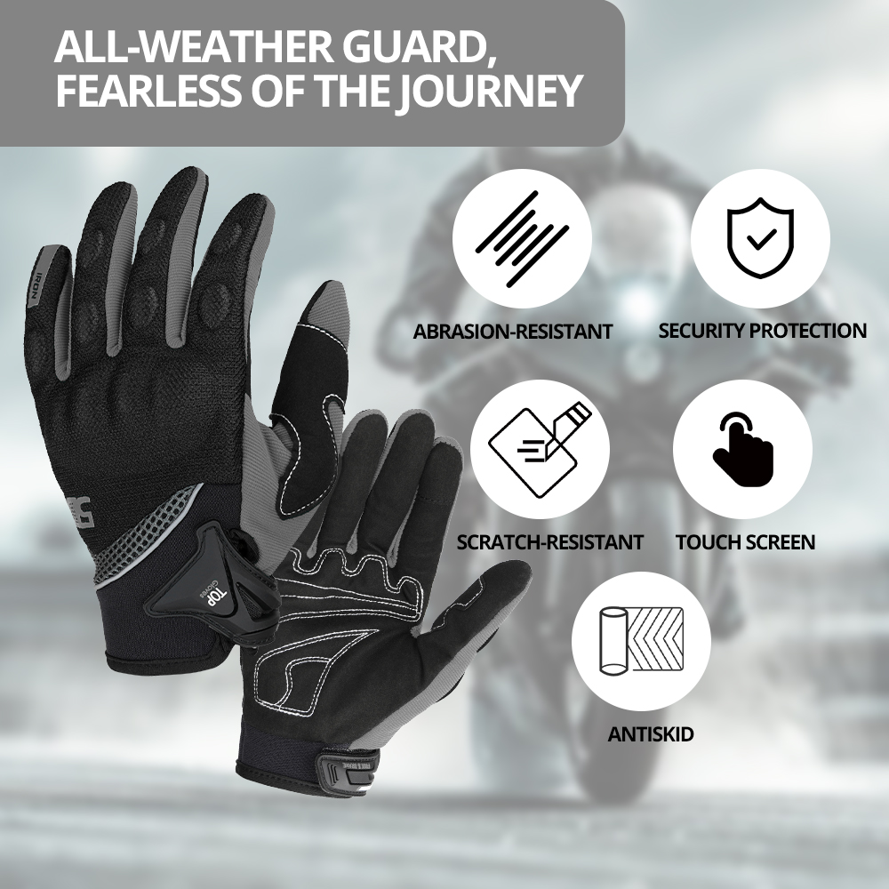 Motorcycle Gloves Breathable M - Motorcycle Gear Clearance recension och pris